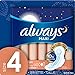 Always Maxi Size 4 Overnight Feminine Pads with Wings, Unscented, 48 Count (Packaging May Vary)