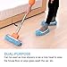 Kamlif 3 Pairs Washable Dust Mop Slippers Microfiber Cleaning Mop Slippers Shoes Dust Floor Cleaner Multi-Function Floor Cleaning Shoes Cover (Green,Blue,Yellow 3pairs)