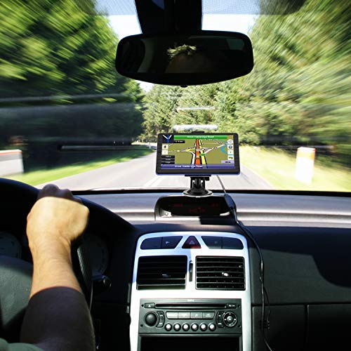 GPS Navigation for Car, Prymax 7 Inch GPS Navigator Touchscreen Car GPS Navigation System with 8GB Memory, Lifetime Map Update, Driving Alarm, Voice Steering