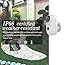 CTVISON Indoor/Outdoor Battery Powered Security Camera,Wireless Rechargeable 6000mAh Home Surveillance WIFI Cam,Support 2-Way Audio,Night Vision w/PIR Motion Sensor & SD Slot, CCTV Video House Monitor