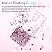 LeYi for OnePlus 6T Case, OnePlus 6T McLaren Case for Girls Women, Glitter Luxury Bling Quicksand Liquid Clear Sparkle Cute Girly Protective Phone Case for OnePlus 6T 2018 Rose Gold