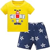 Hugbug Boys Plane Pajamas Set 2-7T