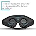 3D Sleep Mask - Lightweight & Comfortable Eye Mask - Blindfold Eye Shield with Ear Plugs,Travel Pouch - For Men Women Kids Who are on Airplane, Office and Bed - A Perfect Gift For Eyes(Blue)