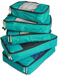 TravelWise Packing Cube System - Durable 5 Piece Weekender+ Set