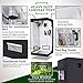 Growtent Garden 48″x48″x80″ Reflective 600D Mylar Hydroponic Grow Tent with Observation Window and Floor Tray for Indoor Plant Growingthumb 1