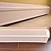 Baseboard Heat Covers, Baseboard Heater Cover WITH End Caps (Left and Right) | Hot Water Heating Cover Enclosure, Direct Replacement Kit for Slant Fin - Rust Proof/Energy Efficient - 6' White