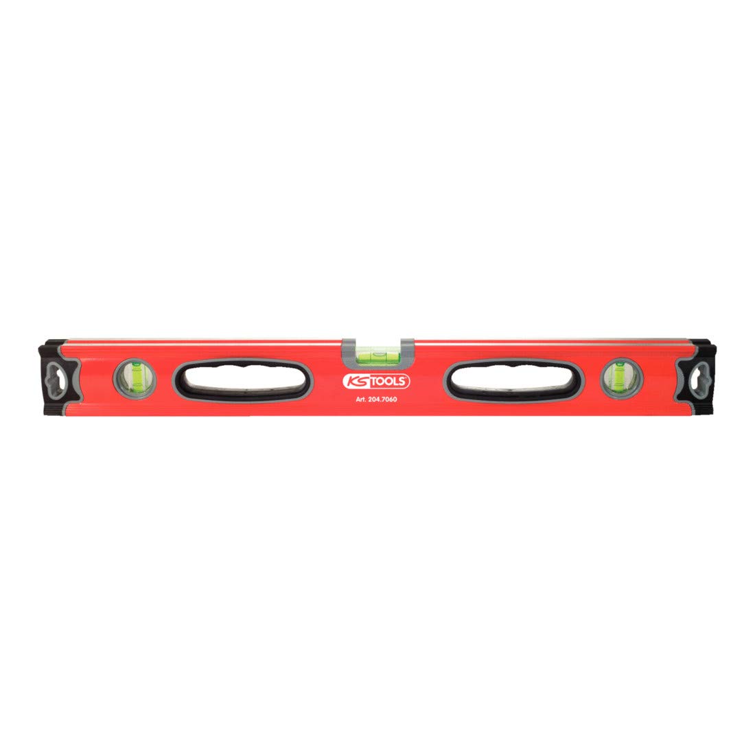 KS Tools 204.7100 Aluminium profile spirit level with pipe levelling, 1000mm
