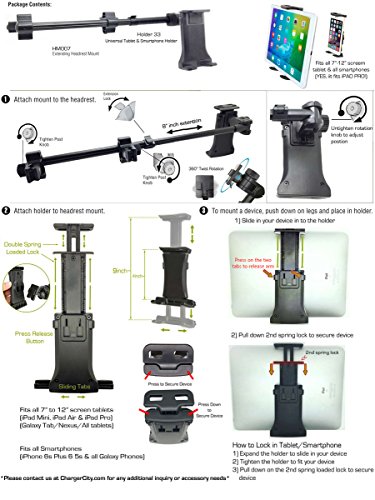 5 ChargerCity+Premium+Extension+Headrest+Universal