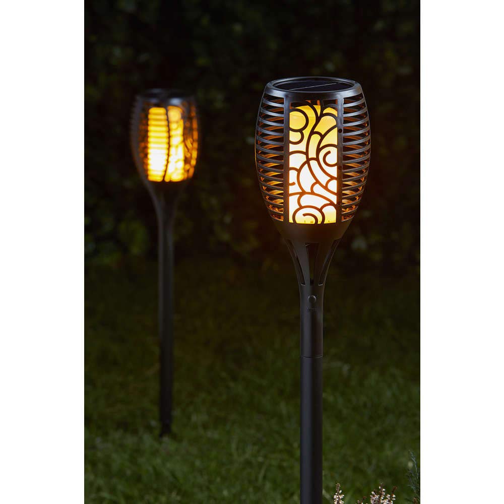 Smart Garden SOLAR FLAMING TORCH WITH COOL FLAME TECHNOLOGY (ONE PACK)