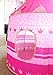 Pink Princess Castle Tent - Portable Play Tent For Girls - Indoor & Outdoor Use - Water Resistant - Foldable & Lightweight - Poles & Carry Bag Included By Sure Luxury