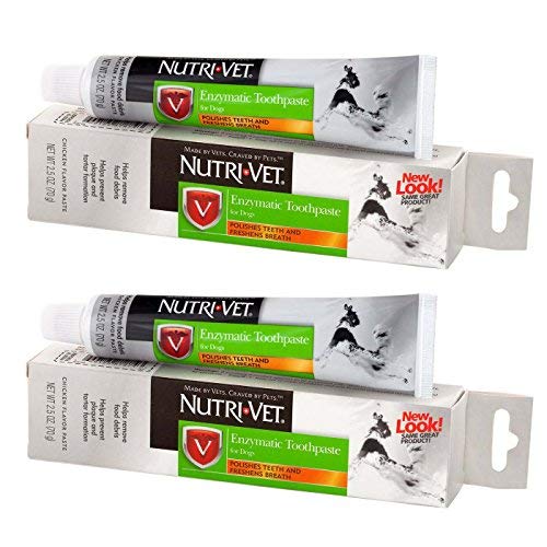 NutriVet Enzymatic Chicken Flavored Canine Toothpaste, 2.5 Ounce