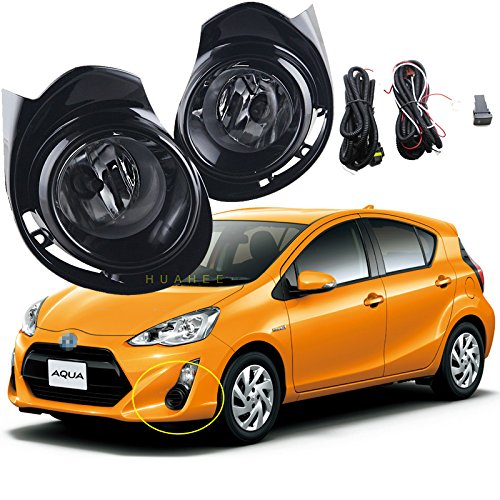 Front Car Fog Lamp/Bumper Lights For 2015~2017 Toyota Aqua/Prius C Complete Kit With Bulbs Wire Switch Cover/1Set