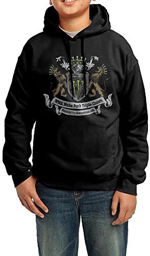 Daboru Monster Energy Logo Boys And Girls Hooded Sweatshirt Black
