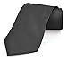 Dabung - Men's Formal Necktie Solid Colors, Finest Quality Ties - Dark Gray