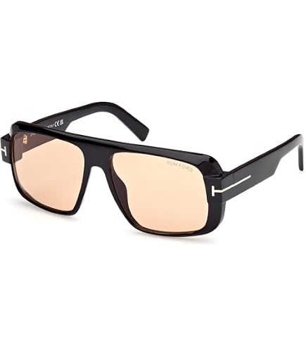 Amazon.com: Tom Ford TURNER FT 1101 Dark Havana/Light Brown  display picture 3