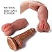 0.83lbs Man's Life-Size Torso Doll 3D Realistic TPE Silicone Doll Adult Toy Male Toy Safe Material, Super Soft 3D Real Cup Toy Man's Woman's Gift Couple Boyfriend's Husband Tan Skin