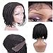 ZM Box Braided Hair Lace Frontal Wigs With Baby Hair Synthetic Short Bob Wigs For Women Full Hand Made Braiding Style