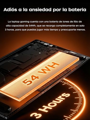KAIGERR Laptop Gamer Ryzen 7 7730U (8C/16T, hasta 4.5GHz), 16GB RAM 512GB NVMe SSD Laptops, 15.6" FHD, Win 11 Pro, Teclado Físico en Español, Radeon RX Vega 8, Wi-Fi 6