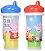 Playtex Sipsters Stage 3 Peppa Pig Spill-Proof, Leak-Proof, Break-Proof Insulated Toddler Spout Sippy Cup - 9 Ounce - 2 Count (Color/Theme May Vary)
