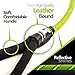 Heavy Duty Rope Bungee Leash for Large and Medium Dogs with Anti-Pull for Shock Absorption - No Slip Reflective Leash for Outside (Green, Bungee Leash- 5.5 Ft)