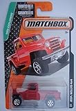 MATCHBOX MBX EXPLORERS RED JEEP WILLYS 4X4 84/120