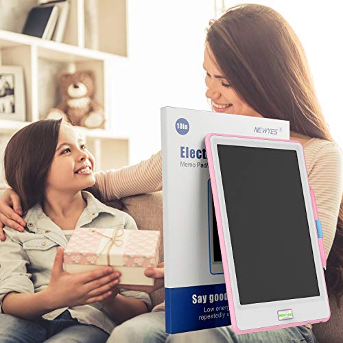 10 Inch LCD Writing Tablet, WOBEECO Electronic Doodle and Scribble Board for Kid & Adults - Great for Taking Notes & Drawing Feels Just Like Paper and Pencil (Pink) - Thumbnail 6