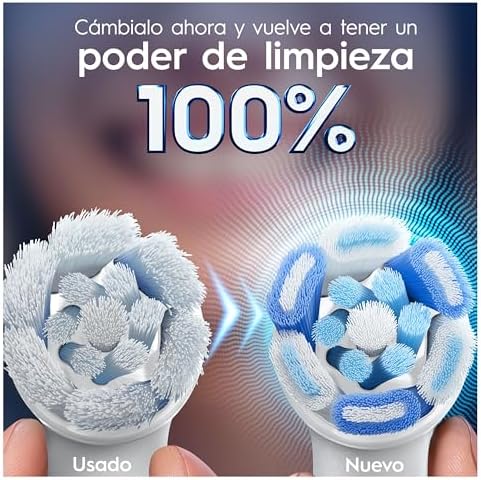Cabeças de substituição originais iO Ultimate Clean da série Oral-B, pacote de 10 recargas brancas para escovas de dentes elétricas Oral-B iO, remoção profunda de placa bacteriana