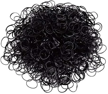 1500pcs Mini Elastic Hair Bands Small Rubber Bands Tiny Hair Ties