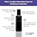 Infinity Jars 50 Ml (1.7 fl oz) Black Ultraviolet Glass Bottle w/Steel Ball Roll on Tip