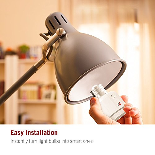 image for TaoTronics Smart Bulb Adapter, Compatible with Alexa, No Hub Required,