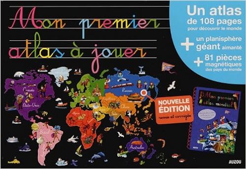 Mon Premier Atlas A Jouer Nouvelle Edition Amazon Fr David Patrick Mouton Barrere Michel Queva Christophe Varone Eugenie Livres