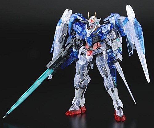 Bandai RG 1/144 GN - 0000 + GNR - 010 Double O Raiser Clear Color Event Limited Plastic Kit