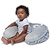 Boppy Luxe Nursing Pillow and Positioner, Chevron Whales, Ultra-soft minky fabric on one side with adorable appliqué and coordinating piping