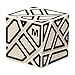 Twister.CK 3X3X3 Abnormity Cube Ghost Cube,3x3 Ghost Cube Puzzle with black Sticker,Speed Cube Puzzle New with Hollow out Stickers,Best Speed Cube Puzzle in the World,Brain Teasers for All Ages.
