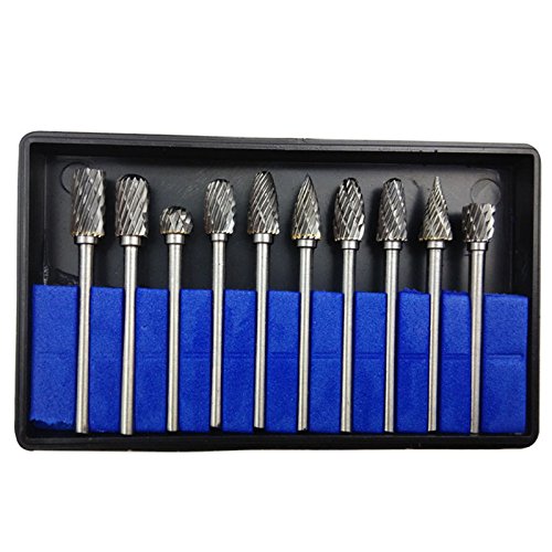 Generic Step Drill for Metal 3x6electric Grinding Accessories Tungsten Steel Grinding Head Carbide Burrs Tungsten Steel 6mm Metal Drill