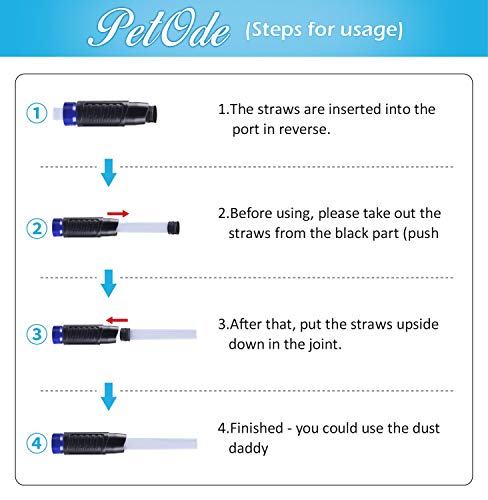PetOde Universal Dusty Brush Vacuum Attachment Duster Cleaning Tool Vacuum Duster Attachment with Universal Adapter Handy Flexible for Keyboards, Drawers, Cars, Corners, Vents, Furnitures - Thumbnail 5