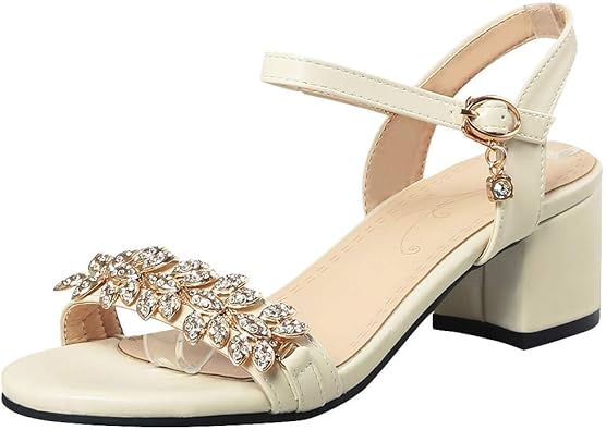 chunky heel sandals amazon