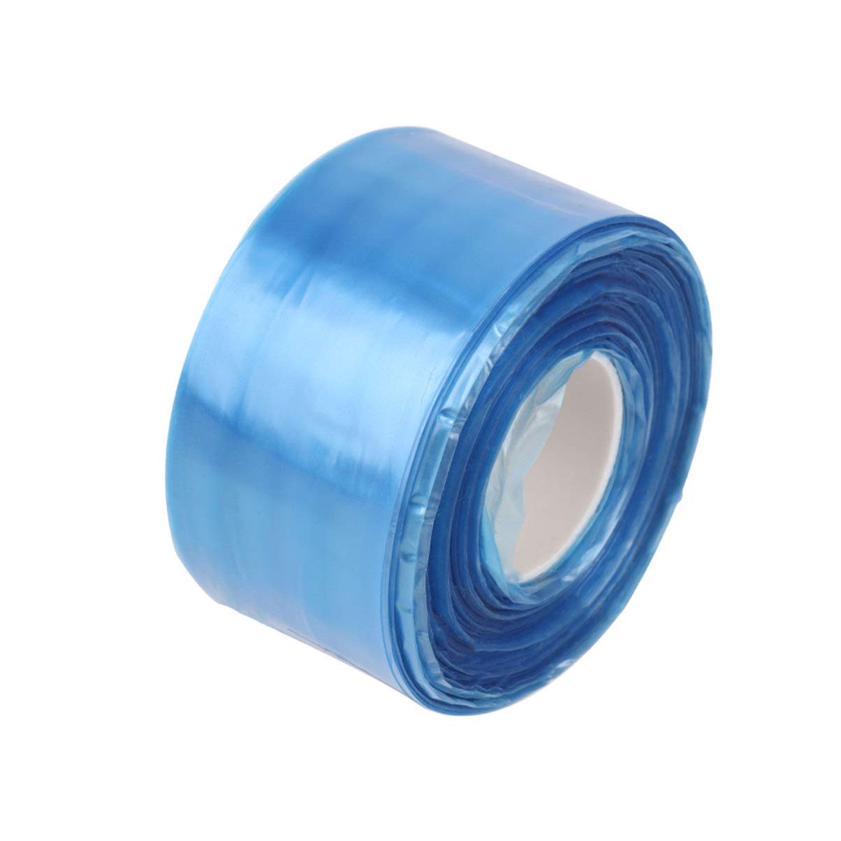 Healifty 200pcs Disposable Eyeglass Sleeves Glasses Leg Covers Waterproof Glasses Leg Protectors for Hair Dying Styling Coloring (Blue)