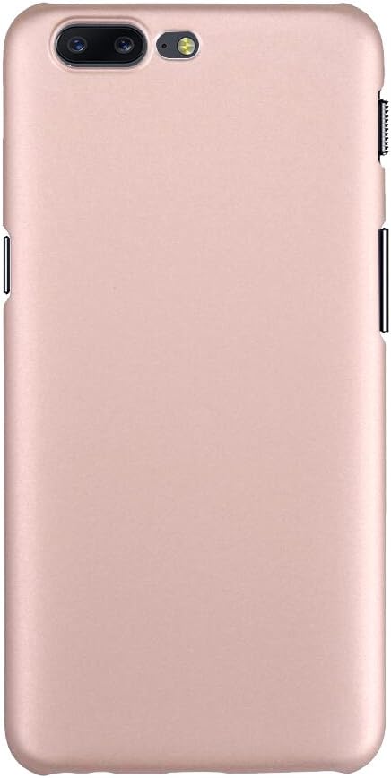 ARTILVST OnePlus 5 (5.5") case,Ultra thin Half surrounded structure Matte surface Durable PC Protector phone case for OnePlus 5 (5.5") Smartphone [Rose Gold]