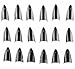 NEJLSD Nail False Nail Tips Clear Sharp Ending Stiletto Glitter Color False Nail Tips Acrylic Nail