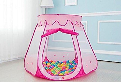 Kid Playhouse Tent Play Ball Outdoor Princess Castle Indoor Tunnel Up Pop With Balls