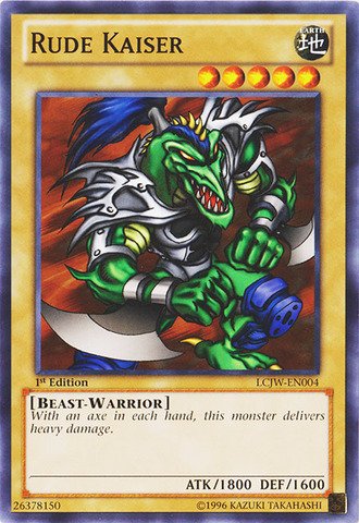 Yu-Gi-Oh! - Rude Kaiser (LCJW-EN004) - Legendary Collection 4: Joey's World - 1st Edition - Common