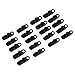20Pcs Black Tarp Clip Set, Tarpaulin Clips And Clamps Tarp Clamps Large Tent Snaps Camping Awning Canopy Clamp Clips Tent Tighten For Outdoor Activities