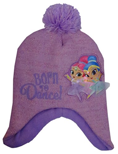 Nickelodeon Girls' Shimmer and Shine Scandinavian Winter Hat and Mitten Set - size Toddler 2 - 5 [4014]