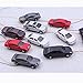 szzijia 5PCS 1:100 HO Scale Model LED Lighted Car with 12V Front and Rear Lights for Building Train Layout