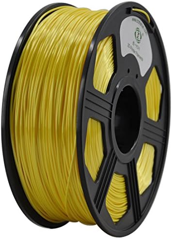 YOYI Silk like Polymer Composite Yellow 1KG 1.75mm polymer 3D Printer Filament, Diameter Tolerance +/- 0.05 mm, 1 KG Spool, 1.75 mm, silk like filament, yellow