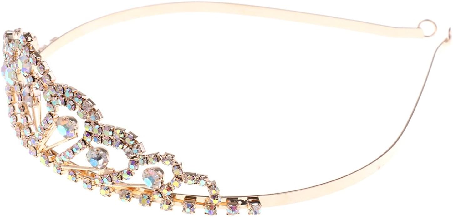 MagiDeal Braut Strass Krone Tiara Prinzessin Krone Mädchen Frau