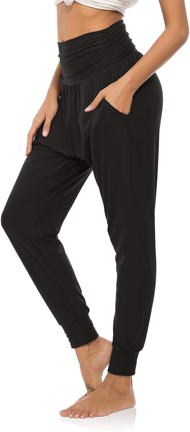 DIBAOLONG Womens Yoga Sweatpants Loose Workout Joggers Pants Comfy Lounge Pants with Pockets: Clothing