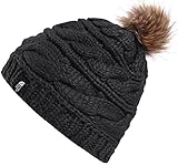 The North Face Women`S Triple Cable Fur Pom LXB.BLACK(HOL17) OSFM