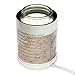 Elanze Designs Footprints in The Sand Ceramic Stoneware Electric Large Jar Candle Warmer